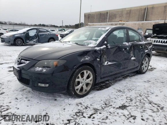 2007 Mazda 3 S Sport with VIN JM1BK323371681626, listed as a Copart auction lot 46174595 with 160,731 mi miles and Clean Title. Bid and sale history available at carsss.com. Image 1.