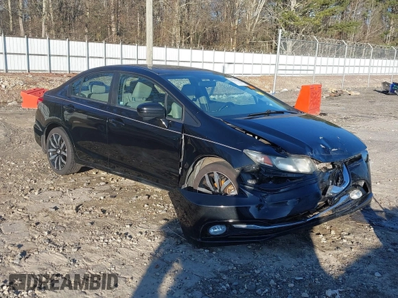 2015 Honda Civic EX-L with VIN 19XFB2F90FE041220, listed as a IAAI auction lot 41812126 with 152,667 mi miles and . Bid and sale history available at DreamBid. Image 1.