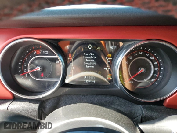 2021 Jeep Wrangler Unlimited Rubicon z VIN 1C4HJXFN1MW749453, wystawiony jako Copart lot #58394975 z przebiegiem 23 394 mil mil oraz Czysty tytuł • Clean title. Historia ofert i sprzedaży dostępna na DreamBid. Obrazek 9.
