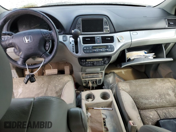 2008 Honda Odyssey Touring with VIN 5FNRL38948B103227, listed as a Copart auction lot 46594395 with 0 mi miles and Salvage Title. Bid and sale history available at carsss.com. Image 8.