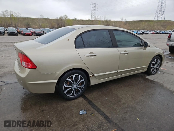 2008 Honda Civic LX with VIN 1HGFA16558L069651, listed as a Copart auction lot 54701515 with 169,910 mi miles and Clean Title. Bid and sale history available at DreamBid. Image 3.