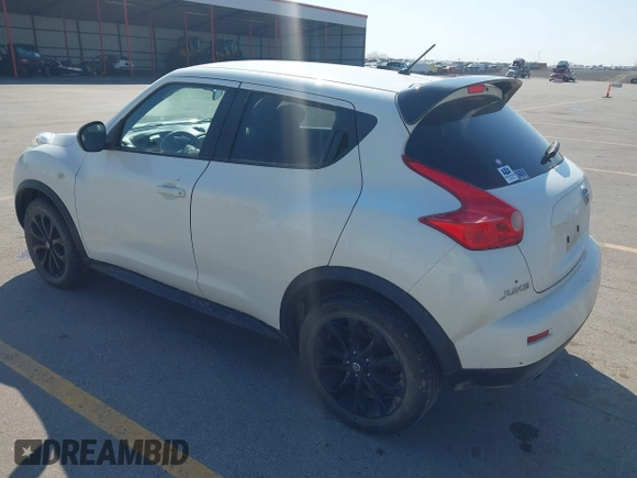 2014 Nissan Juke SL with VIN JN8AF5MV3ET358838, listed as a IAAI auction lot 41904916 with 86,273 mi miles. Bid and sale history available at carsss.com. Image 3.