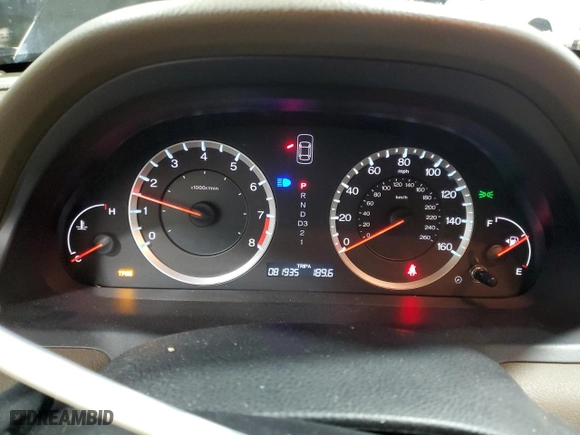 2009 Honda Accord Sdn EX-L with VIN 1HGCP26839A136181, listed as a Copart auction lot 50998135 with 81,935 mi miles and Salvage Title. Bid and sale history available at carsss.com. Image 9.