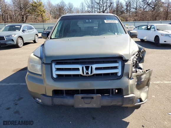 2007 Honda Pilot EX-L with VIN 5FNYF18517B016680, listed as a Copart auction lot 48534565 with 138,703 mi miles and Salvage Title. Bid and sale history available at carsss.com. Image 5.