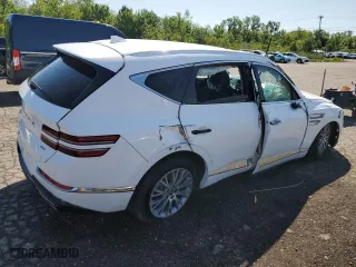 2024 Genesis GV80 with VIN KMUHBDSB3RU178524, listed as a Copart auction lot 61326644 with 11,890 mi miles and Non Repairable. Bid and sale history available at carsss.com. Image 3.