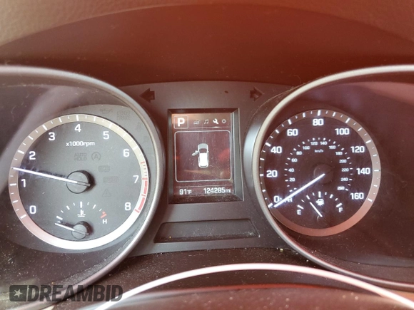 2017 Hyundai Santa Fe 2.4L with VIN 5XYZUDLB2HG428965, listed as a Copart auction lot 60867185 with 124,285 mi miles and Clean title. Bid and sale history available at DreamBid. Image 9.