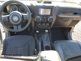 2015 Jeep Wrangler Unlimited Freedom with VIN 1C4BJWDG8FL689194, listed as a Copart auction lot 58016385 with 108,026 mi miles and Salvage title. Bid and sale history available at DreamBid. Image 8.