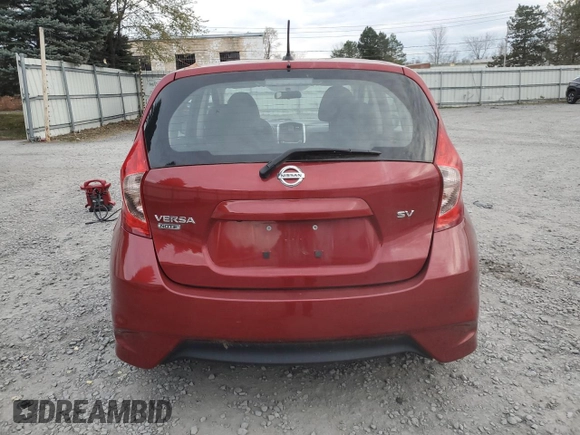 2018 Nissan Note SV with VIN 3N1CE2CP0JL355860, listed as a Copart auction lot 80951274 with 44,918 mi miles and Salvage title. Bid and sale history available at DreamBid. Image 6.