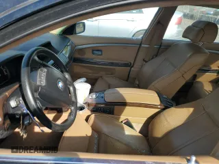 2008 BMW 7 Series 750Li with VIN WBAHN83588DT83469, listed as a Copart auction lot 53639225 with Not Provided miles and Salvage Title. Bid and sale history available at DreamBid. Image 7.