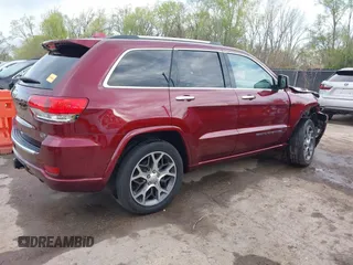 2019 Jeep Grand Cherokee High Altitude z VIN 1C4RJFCT3KC621988, wystawiony jako IAAI lot #41984172 z przebiegiem 40 990 mil mil oraz . Historia ofert i sprzedaży dostępna na DreamBid. Obrazek 4.