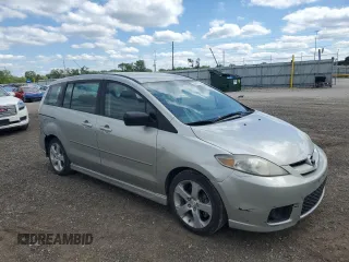 2006 Mazda 5 Touring with VIN JM1CR293760119250, listed as a Copart auction lot 57667325 with 121,226 mi miles and Salvage title. Bid and sale history available at DreamBid. Image 4.