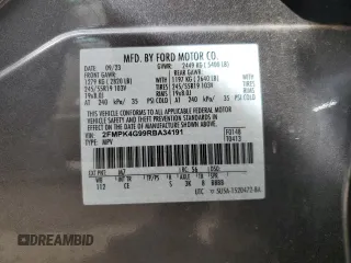 2024 Ford Edge SE с VIN 2FMPK4G99RBA34191, выставлен на аукционе Copart как лот 69038954 с пробегом 6 175 миль миль и Списание • Salvage title. История ставок и продаж доступна на DreamBid. Изображение 12.