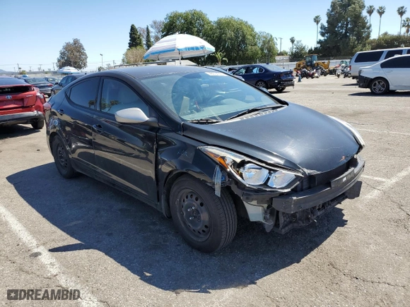 2016 Hyundai Elantra SE with VIN KMHDH4AE1GU575427, listed as a Copart auction lot 49914035 with 91,297 mi miles and Non Repairable. Bid and sale history available at carsss.com. Image 4.