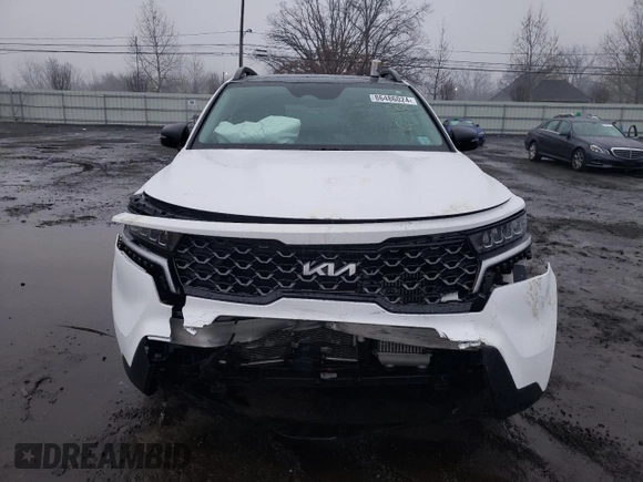 2023 Kia Sorento X-Line EX with VIN 5XYRHDLF0PG172797, listed as a Copart auction lot 86486024 with 42,208 mi miles and Salvage Title. Bid and sale history available at carsss.com. Image 5.