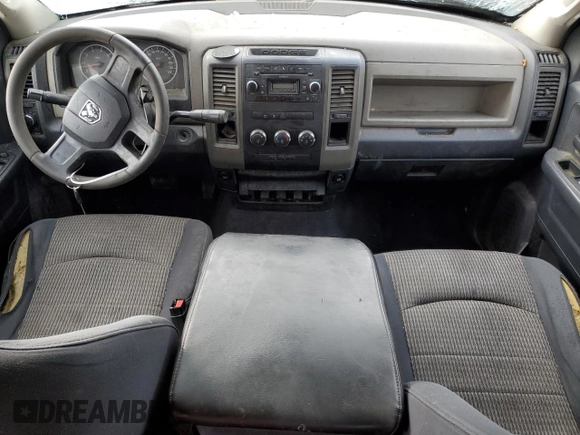 2010 Dodge 1500 ST with VIN 1D7RB1GK4AS126579, listed as a Copart auction lot 44359815 with Not Provided miles and Salvage Title. Bid and sale history available at DreamBid. Image 8.