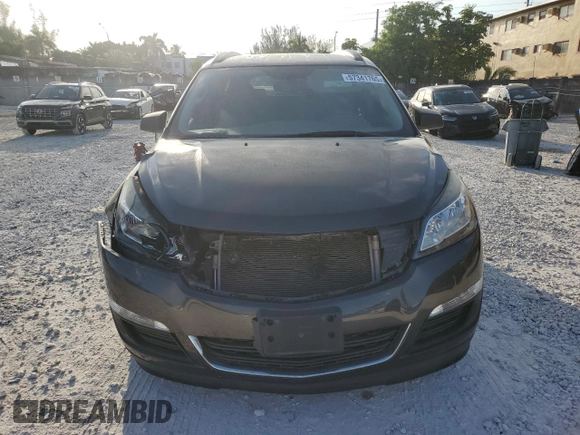 2017 Chevrolet Traverse LS with VIN 1GNKVFED7HJ107374, listed as a Copart auction lot 57341765 with 91,907 mi miles and Salvage title. Bid and sale history available at DreamBid. Image 5.