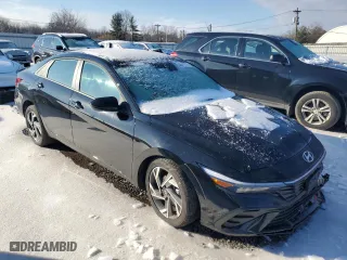 2025 Hyundai Elantra SEL Sport with VIN KMHLM4DG0SU905362, listed as a Copart auction lot 44497325 with 1,144 mi miles and Salvage Title. Bid and sale history available at carsss.com. Image 4.
