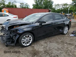 2020 Ford Fusion SE z VIN 3FA6P0LU8LR104881, wystawiony jako Copart lot #58368935 z przebiegiem 96 684 mil mil oraz Szkoda całkowita • Salvage title. Historia ofert i sprzedaży dostępna na DreamBid. Obrazek 1.