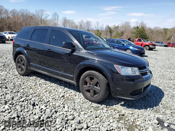 2013 Dodge Journey American Value with VIN 3C4PDCAB9DT583875, listed as a Copart auction lot 50511055 with 163,587 mi miles and Salvage Title. Bid and sale history available at DreamBid. Image 4.