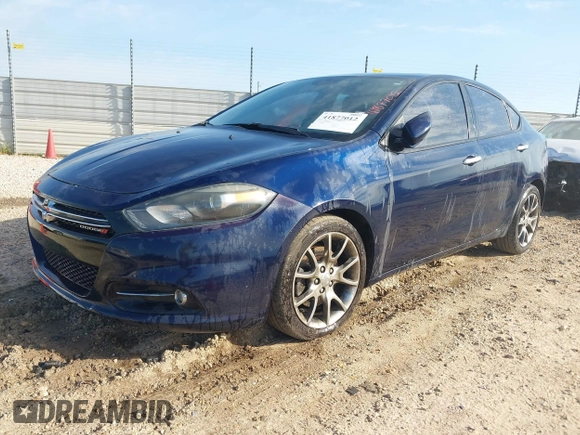2013 Dodge Dart Limited with VIN 1C3CDFCA8DD347216, listed as a IAAI auction lot 41877012 with 128,055 mi miles. Bid and sale history available at carsss.com. Image 2.