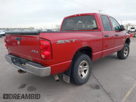 2008 Dodge 1500 with VIN 1D7HU18N48J154753, listed as a IAAI auction lot 41756808 with 166,020 mi miles and . Bid and sale history available at DreamBid. Image 4.