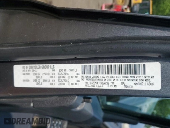 2012 Jeep Liberty Sport z VIN 1C4PJMAK1CW120233, wystawiony jako Copart lot #59922665 z przebiegiem 85 217 mil mil oraz Czysty tytuł • Clean title. Historia ofert i sprzedaży dostępna na DreamBid. Obrazek 12.