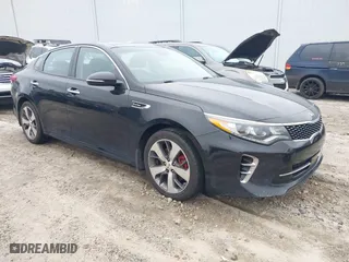 2017 Kia Optima SX with VIN 5XXGW4L21HG145463, listed as a IAAI auction lot 41604494 with 160,228 mi miles. Bid and sale history available at carsss.com. Image 1.