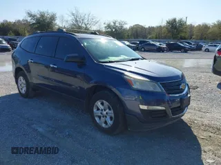 2013 Chevrolet Traverse LS with VIN 1GNKRFED9DJ221388, listed as a IAAI auction lot 41811655 with 152,654 mi miles. Bid and sale history available at carsss.com. Image 1.