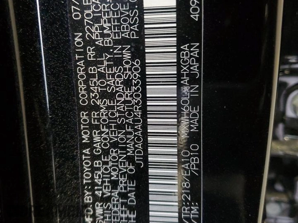 2024 Toyota Prius LE with VIN JTDACAAU4R3033906, listed as a Copart auction lot 52585675 with 589 mi miles and Salvage Title. Bid and sale history available at DreamBid. Image 13.