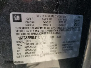 2018 GMC Canyon 4WD Denali with VIN 1GTG6EEN0J1131312, listed as a Copart auction lot 72024534 with 143,080 mi miles and Clean Title. Bid and sale history available at carsss.com. Image 12.