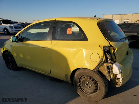 2009 Toyota Yaris with VIN JTDJT903995257894, listed as a Copart auction lot 49916425 with 0 mi miles and Salvage Title. Bid and sale history available at carsss.com. Image 2.