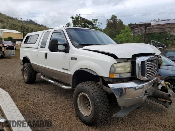 2002 Ford Super Duty F-250 XL with VIN 1FTNX21F62EB72958, listed as a Copart auction lot 51343355 with 167,698 mi miles and Salvage Title. Bid and sale history available at carsss.com. Image 4.