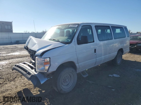 2013 Ford Econoline Passenger XL with VIN 1FBSS3BL0DDA73643, listed as a Copart auction lot 83105404 with 375,209 mi miles and Salvage Title. Bid and sale history available at DreamBid. Image 1.