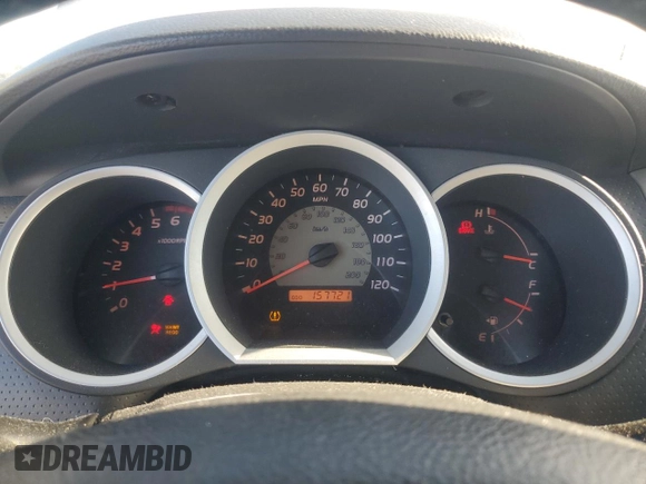 2006 Toyota Tacoma PreRunner with VIN 5TETU62NX6Z146475, listed as a Copart auction lot 53230305 with 157,721 mi miles and Salvage Title. Bid and sale history available at DreamBid. Image 9.