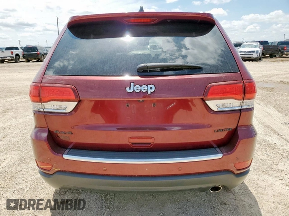 2020 Jeep Grand Cherokee Limited with VIN 1C4RJFBG7LC267074, listed as a Copart auction lot 59626955 with 130,464 mi miles and Salvage title. Bid and sale history available at DreamBid. Image 6.