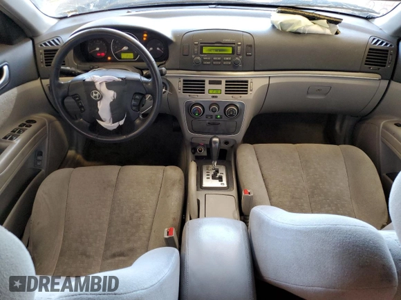 2006 Hyundai Sonata GLS with VIN 5NPEU46FX6H071912, listed as a Copart auction lot 52055095 with 154,280 mi miles and Salvage Title. Bid and sale history available at DreamBid. Image 8.