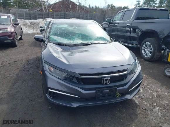 2020 Honda Civic Sedan LX with VIN 2HGFC2F68LH552792, listed as a IAAI auction lot 41782560 with NaN miles. Bid and sale history available at carsss.com. Image 11.