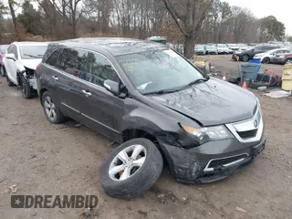 2012 Acura MDX Tech Pkg with VIN 2HNYD2H35CH520397, listed as a IAAI auction lot 41714981 with 100,566 mi miles. Bid and sale history available at carsss.com. Image 1.