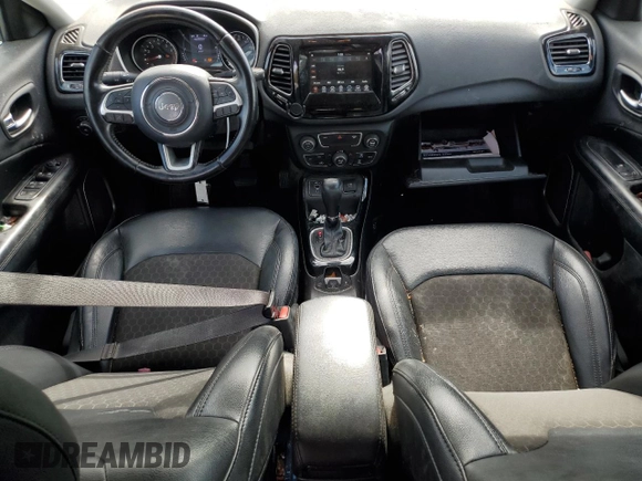 2020 Jeep Compass Altitude with VIN 3C4NJCBBXLT176726, listed as a Copart auction lot 79712814 with 108,631 mi miles and Salvage Title. Bid and sale history available at carsss.com. Image 8.