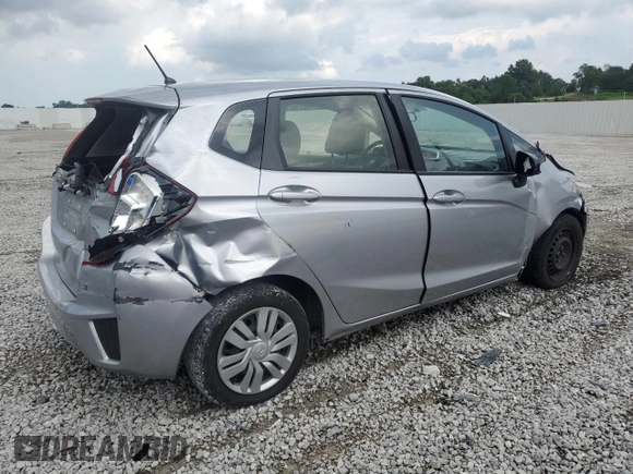 2017 Honda Fit LX with VIN JHMGK5H5XHS006599, listed as a Copart auction lot 62881415 with 58,381 mi miles and Clean title. Bid and sale history available at DreamBid. Image 3.