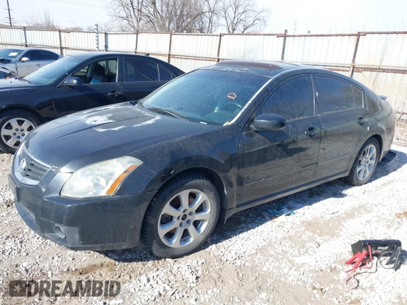 2008 Nissan Maxima 3.5 SL with VIN 1N4BA41E78C809437, listed as a IAAI auction lot 41597986 with 145,748 mi miles. Bid and sale history available at carsss.com. Image 2.