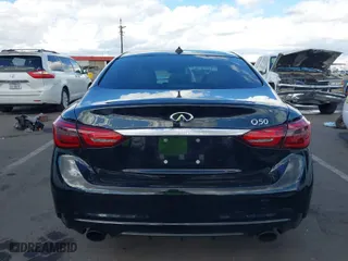 2018 Infiniti Q50 3.0t LUXE with VIN JN1EV7AP5JM352550, listed as a IAAI auction lot 41592531 with 61,453 mi miles. Bid and sale history available at carsss.com. Image 15.