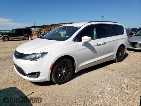 2020 Chrysler Pacifica Touring L with VIN 2C4RC1BG7LR125649, listed as a Copart auction lot 57873365 with 117,114 mi miles and Salvage title. Bid and sale history available at DreamBid. Image 1.