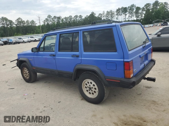 1996 Jeep Cherokee Sport z VIN 1J4FT68S8TL128381, wystawiony jako Copart lot #57496175 z przebiegiem 221 330 mil mil oraz Szkoda całkowita • Salvage title. Historia ofert i sprzedaży dostępna na DreamBid. Obrazek 2.