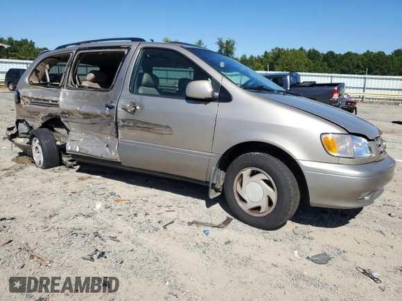 2003 Toyota Sienna LE with VIN 4T3ZF13C83U511540, listed as a Copart auction lot 70905154 with 327,206 mi miles and Salvage Title. Bid and sale history available at carsss.com. Image 4.