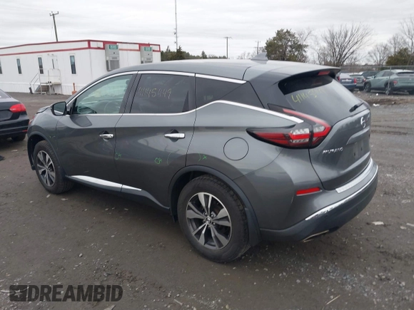 2020 Nissan Murano S with VIN 5N1AZ2AS7LN133105, listed as a IAAI auction lot 41145449 with 83,153 mi miles and . Bid and sale history available at DreamBid. Image 3.