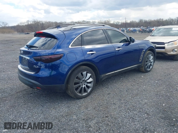 2012 Infiniti FX35 with VIN JN8AS1MW4CM151704, listed as a IAAI auction lot 41880455 with 140,751 mi miles. Bid and sale history available at carsss.com. Image 4.