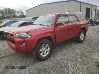 2018 Toyota 4Runner SR5 with VIN JTEZU5JR3J5187224, listed as a Copart auction lot 57596355 with 77,261 mi miles and Salvage title. Bid and sale history available at DreamBid. Image 1.
