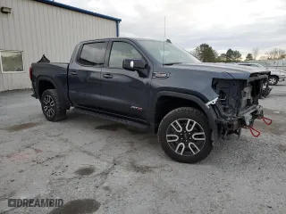2022 GMC Sierra 1500 Limited AT4 with VIN 1GTP9EEL2NZ220098, listed as a Copart auction lot 79571944 with 56,137 mi miles and Non Repairable. Bid and sale history available at carsss.com. Image 4.