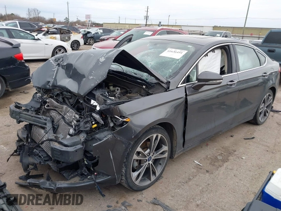 2017 Ford Fusion Titanium with VIN 3FA6P0K93HR416160, listed as a IAAI auction lot 41636451 with 100,383 mi miles. Bid and sale history available at carsss.com. Image 6.